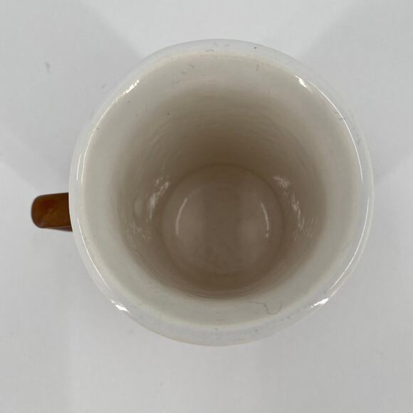 Miramar of California MCM vintage coffee mug brown herringbone pattern - Picture 3 of 6